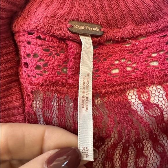 Free People Spring Valley Waffle Knit Top - Picture 10 of 12